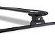 Rhino-Rack Vortex RLT600 Trackmount 1-Bar Roof Rack; Black (11-16 F-250 Super Duty SuperCrew)