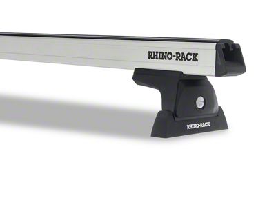 Rhino-Rack Heavy Duty RLT600 Ditch Mount 1-Bar Roof Rack; Silver (11-16 F-350 Super Duty)