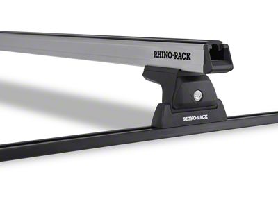 Rhino-Rack Heavy Duty RLT600 Trackmount 1-Bar Roof Rack; Silver (11-16 F-350 Super Duty SuperCrew)