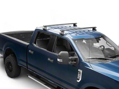 Rhino-Rack Vortex 2500 2-Bar Roof Rack; Black (17-24 F-350 Super Duty)