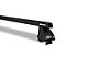 Rhino-Rack Heavy Duty 2500 2-Bar Roof Rack; Black (09-24 RAM 1500 Quad Cab, Crew Cab)