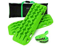 Rhino USA Recovery Traction Boards; Green