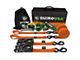 Rhino USA Heavy Duty Ratchet Tie-Down Kit; 2-Pack; Orange