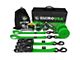 Rhino USA Heavy Duty Ratchet Tie-Down Kit; 2-Pack; Green