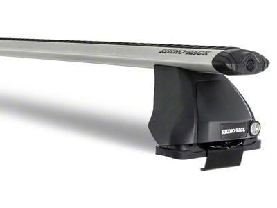 Rhino-Rack Vortex 2500 1-Bar Roof Rack; Silver; Rear (14-18 Sierra 1500 Double Cab, Crew Cab)