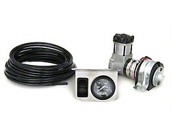 Ridetech Small OverLoad Style Compressor Kit; 1 Switch (99-25 F-250 Super Duty)