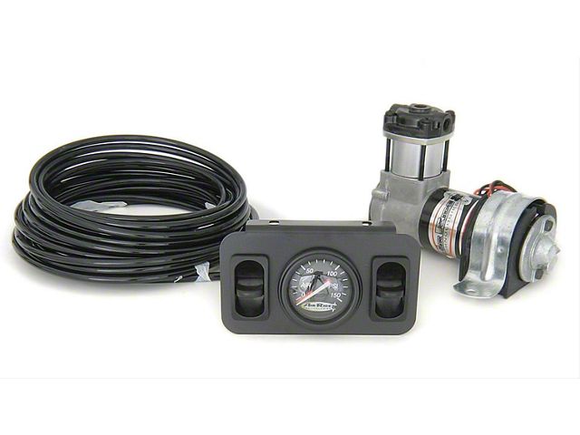 Ridetech Small OverLoad Style Compressor Kit; 2 Switch (99-24 Silverado 1500)