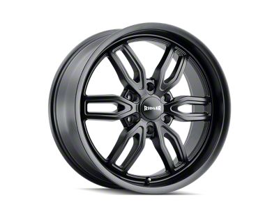 Ridler 609 Matte Black 6-Lug Wheel; 20x9; 18mm Offset (07-13 Sierra 1500)