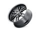 Ridler 609 Matte Black 6-Lug Wheel; 20x9; 18mm Offset (07-13 Sierra 1500)