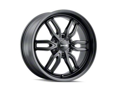 Ridler 609 Matte Black 6-Lug Wheel; 20x9; 18mm Offset (07-13 Silverado 1500)