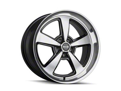 Ridler 652 Gloss Black with Diamond Cut Face and Lip 5-Lug Wheel; 20x8.5; 0mm Offset (09-18 RAM 1500)