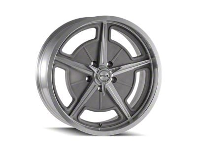 Ridler 605 Matte As-Cast Machined 5-Lug Wheel; 18x8; 0mm Offset (94-01 RAM 1500)