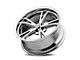 Ridler 606 Chrome 5-Lug Wheel; 17x7; 0mm Offset (87-90 Dakota)