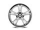 Ridler 606 Chrome 5-Lug Wheel; 17x7; 0mm Offset (87-90 Dakota)