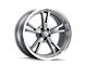 Ridler 606 Gloss Grey Machined 5-Lug Wheel; 17x8; 0mm Offset (87-90 Dakota)