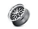 Ridler 607 Gloss Grey Machined 5-Lug Wheel; 18x8; 0mm Offset (87-90 Dakota)