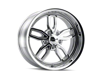 Ridler 608 Chrome 5-Lug Wheel; 18x8; 0mm Offset (87-90 Dakota)