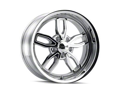 Ridler 608 Chrome 5-Lug Wheel; 20x10; 0mm Offset (87-90 Dakota)