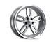 Ridler 608 Gloss Grey Milled 5-Lug Wheel; 20x8.5; 0mm Offset (87-90 Dakota)