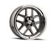 Ridler 610 Gloss Grey with Polished Lip 5-Lug Wheel; 17x7; 0mm Offset (87-90 Dakota)