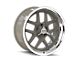 Ridler 610 Gloss Grey with Polished Lip 5-Lug Wheel; 17x7; 0mm Offset (87-90 Dakota)