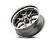 Ridler 610 Gloss Grey with Polished Lip 5-Lug Wheel; 17x7; 0mm Offset (87-90 Dakota)