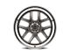 Ridler 610 Gloss Grey with Polished Lip 5-Lug Wheel; 17x7; 0mm Offset (87-90 Dakota)