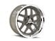 Ridler 610 Gloss Grey with Polished Lip 5-Lug Wheel; 17x8; 0mm Offset (87-90 Dakota)