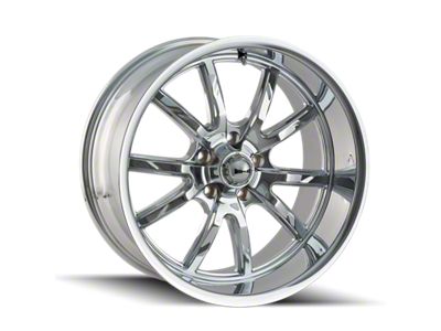 Ridler 650 Chrome 5-Lug Wheel; 17x7; 0mm Offset (87-90 Dakota)