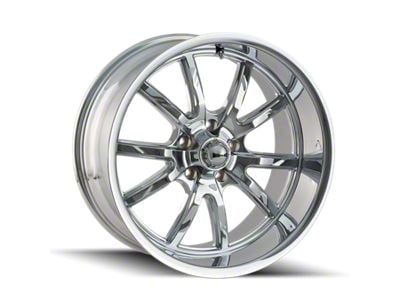 Ridler 650 Chrome 5-Lug Wheel; 17x8; 0mm Offset (87-90 Dakota)