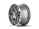 Ridler 650 Gloss Grey with Polished Lip 5-Lug Wheel; 15x8; 0mm Offset (87-90 Dakota)