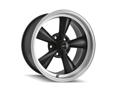 Ridler 675 Matte Black Machined 5-Lug Wheel; 17x8; 0mm Offset (87-90 Dakota)