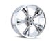 Ridler 695 Chrome 5-Lug Wheel; 17x7; 0mm Offset (87-90 Dakota)