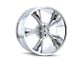 Ridler 695 Chrome 5-Lug Wheel; 17x8; 0mm Offset (87-90 Dakota)