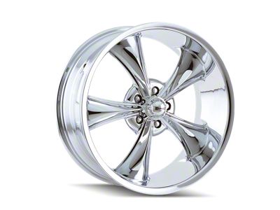 Ridler 695 Chrome 5-Lug Wheel; 18x8; 0mm Offset (87-90 Dakota)