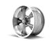 Ridler 695 Gloss Grey Machined 5-Lug Wheel; 18x8; 0mm Offset (87-90 Dakota)