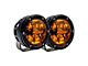 Rigid Industries 4-Inch 360-Series LED Spot Lights; Amber (Universal; Some Adaptation May Be Required)