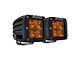 Rigid Industries D-Series PRO LED Spot Lights; Amber (Universal; Some Adaptation May Be Required)