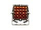 Rigid Industries Q-Series LED Light with Amber PRO Lens; Spot Beam (Universal; Some Adaptation May Be Required)