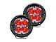 Rigid Industries 4-Inch 360-Series LED Off-Road Lights with Red Backlight; Spot Beam (Universal; Some Adaptation May Be Required)