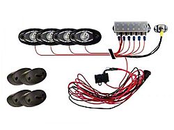 Rigid Industries Rock Light Kit; Cool White; 4-Pieces (Universal; Some Adaptation May Be Required)