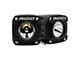 Rigid Industries Revolve LED Pod Lights with Amber Trim Ring