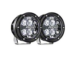 Rigid Industries 4-Inch 360-Series LED Lights with RGBW Backlight; Spot Beam (Universal; Some Adaptation May Be Required)