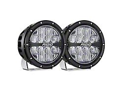 Rigid Industries 6-Inch 360-Series LED Lights with RGBW Backlight; Driving Beam (Universal; Some Adaptation May Be Required)