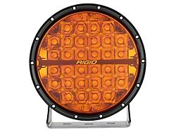 Rigid Industries 9-Inch 360-Series LED Light with Amber Lens; Spot Beam (Universal; Some Adaptation May Be Required)