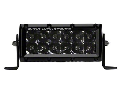 Rigid Industries 6-Inch E-Series Pro LED Light Bar; Spot Midnight Beam (Universal; Some Adaptation May Be Required)