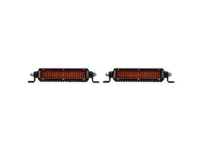 Rigid Industries 6-Inch SR-Series SAE LED Light Bars with Amber PRO Lens (Universal; Some Adaptation May Be Required)