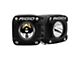 Rigid Industries Revolve LED Pod Lights with Amber Trim Ring