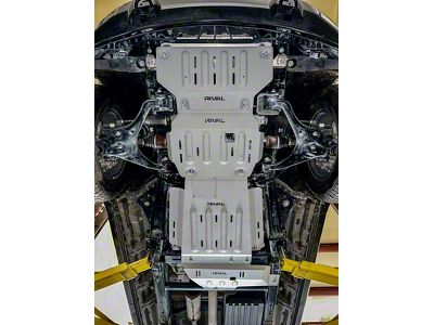 RIVAL 4x4 Aluminum Skid Plate Full Set (15-24 3.5L EcoBoost, 5.0L F-150, Excluding Raptor)