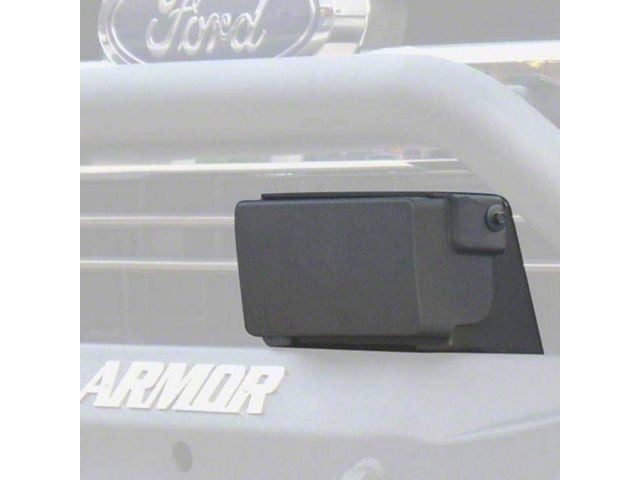 Road Armor Stealth Front Bumper Adaptive Cruise Control Module; Textured Black (17-22 F-350 Super Duty)